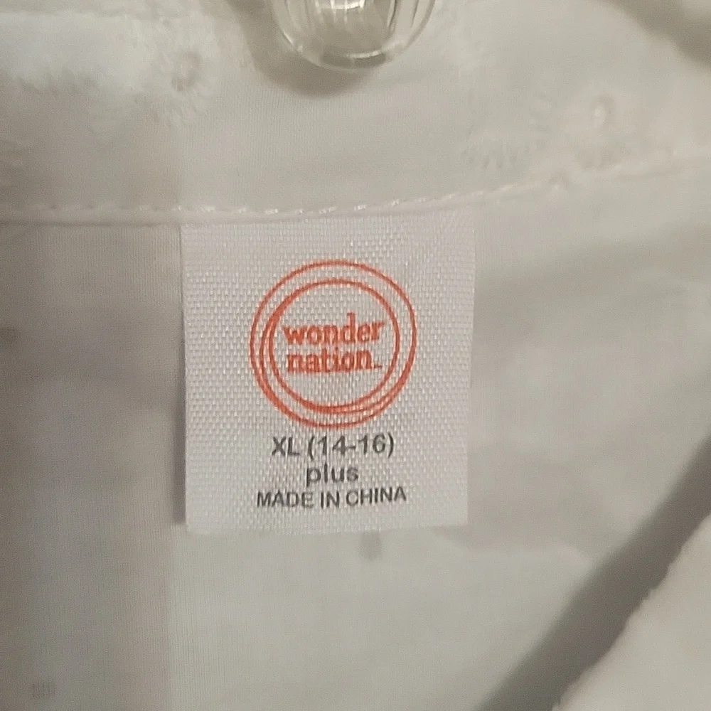 Wonder Nation Button Down Dress